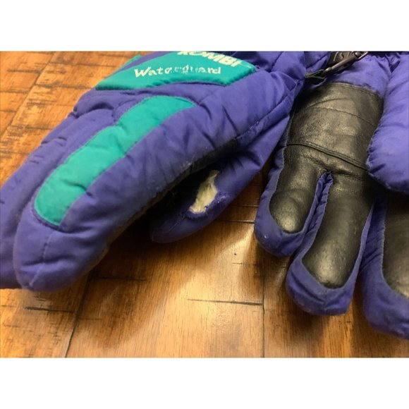 KOMBI WATERGUARD WATERPROOF WINTER SNOW SKI GLOVES - LADIES SIZE MEDIUM Teal - Picture 2 of 5